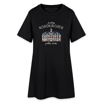 Schloss Nordkirchen, Kapelle, zeitlos schön - Frauen T-Shirt-Kleid - Schwarz - Vorne