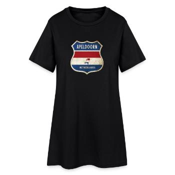 Design du blason d'Apeldoorn, Pays-Bas - Robe T-shirt Femme - noir - Devant