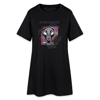 Aliens Exist: Prove Otherwise - Women’s T-Shirt Dress - black - Front