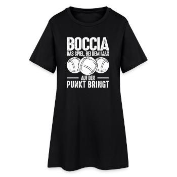 Bocciaspieler Boccia Spruch Legend Kugeln Boccia - Frauen T-Shirt-Kleid - Schwarz - Vorne