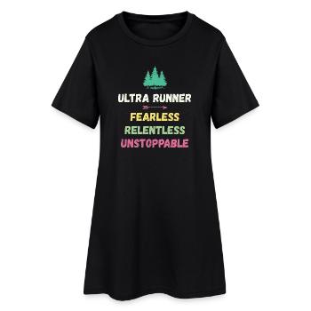 Ultra Runner - Intrépide. Implacable. Imparable. - Robe T-shirt Femme - noir - Devant