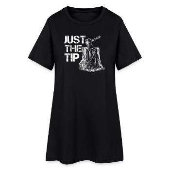 Ax Throwing Just The Tip Ax Whisperer Vintage - Robe T-shirt Femme - noir - Devant