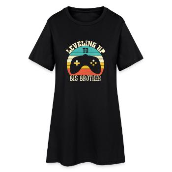 Steigen Sie auf Big Brother auf - Frauen T-Shirt-Kleid - Schwarz - Vorne