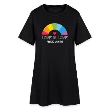 Love is Love. Pride Month. - Women’s T-Shirt Dress - black - Front