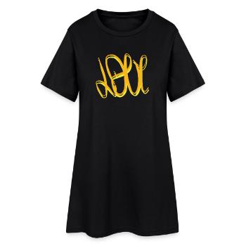 Love Liebe Amour T-Shirt Love Hoodie Liebe - Women’s T-Shirt Dress - black - Front