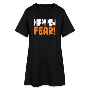 Bonne nouvelle peur! - Robe T-shirt Femme - noir - Devant