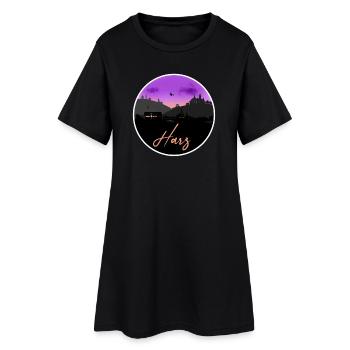 Harz Fine Skyline - Robe T-shirt Femme - noir - Devant
