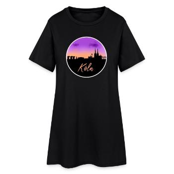 Cologne Fine Skyline - Robe T-shirt Femme - noir - Devant