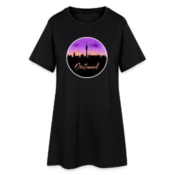 Dortmund Fine Skyline - Robe T-shirt Femme - noir - Devant