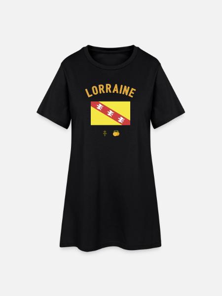 Lorraine - Women’s T-Shirt Dress - black