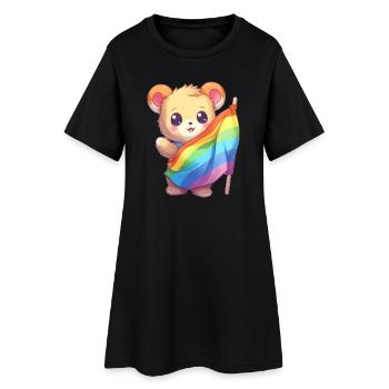 Love is a Bear Necessity - Women’s T-Shirt Dress - black - Front