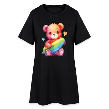 Love is a Bear Necessity - Women’s T-Shirt Dress - black - Front