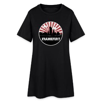 Francfort Skyline Match à domicile - Robe T-shirt Femme - noir - Devant