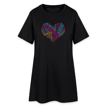 t-shirt Aci Castello t-shirt gift idea collage - Women’s T-Shirt Dress - black - Front