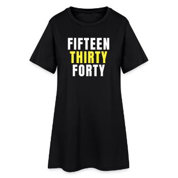 tennis, fan de tennis, balle de tennis - Robe T-shirt Femme - noir - Devant