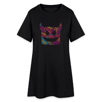 LGBTQIA+ T-Shirt Devil Word Cloud Gay Pride LGBT - Women’s T-Shirt Dress - black - Front
