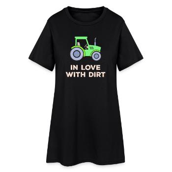 Bauer Tractor Agricultural Machinery Statement Vehicle - Robe T-shirt Femme - noir - Devant