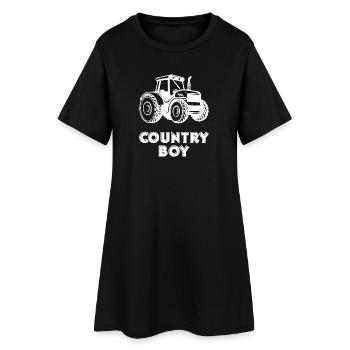 Déclaration de véhicule à moteur Country Life Tractor Country Air - Robe T-shirt Femme - noir - Devant