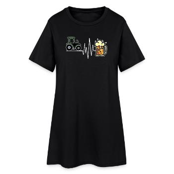 Déclaration sur le tracteur de véhicule agricole - Robe T-shirt Femme - noir - Devant