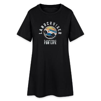 Landcruiser Retro Life - Robe T-shirt Femme - noir - Devant