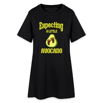 anwalt, humorvoll anwalt, avocado, baby avocado - Frauen T-Shirt-Kleid - Schwarz - Vorne