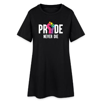 Pride Month LGBT - Pride Never Die - Women’s T-Shirt Dress - black - Front