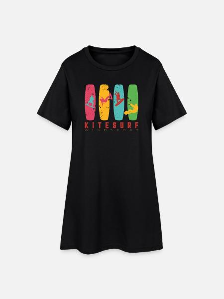 KITESURF 2023 - Robe T-shirt Femme - noir