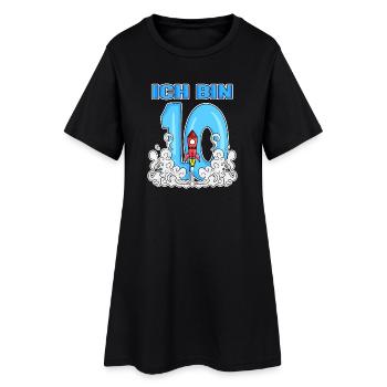 10 Jahre Geburtstag Junge Geschenk - Frauen T-Shirt-Kleid - Schwarz - Vorne