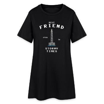 Meilleur ami Meilleur ami, Grande Canarie Espagne - Robe T-shirt Femme - noir - Devant