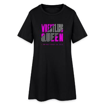 Reine de la lutte - Robe T-shirt Femme - noir - Devant