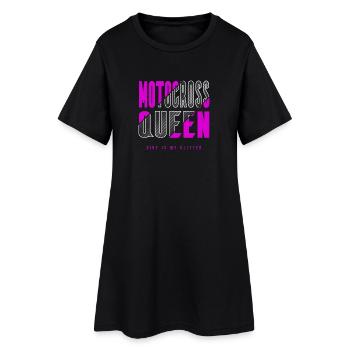 Reine du motocross - Robe T-shirt Femme - noir - Devant