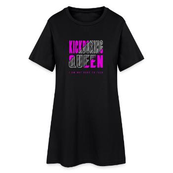 Kickboxing Queen - Women’s T-Shirt Dress - black - Front
