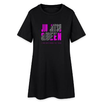 Reine du Jiu Jitsu - Robe T-shirt Femme - noir - Devant