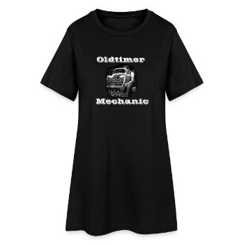 Oldtimer Mechanic white - Women’s T-Shirt Dress - black - Front