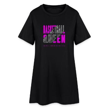 Basketball Queen - Women’s T-Shirt Dress - black - Front