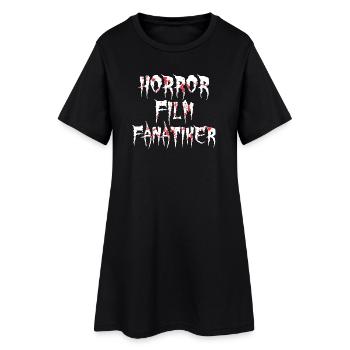 Movies Statement Theater Kinoabend Filme Streaming - Frauen T-Shirt-Kleid - Schwarz - Vorne