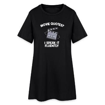 Movie Night Statement Movies Cineast Theatre Movies - Robe T-shirt Femme - noir - Devant