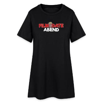 Movies Statement Popcorn Filme Theater Streaming - Frauen T-Shirt-Kleid - Schwarz - Vorne