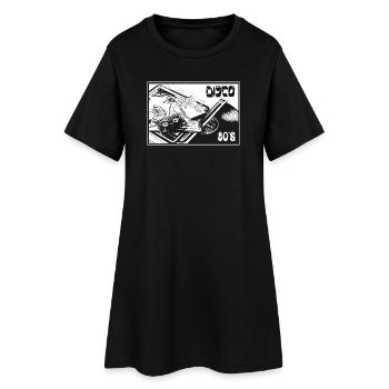 DISCO - Women’s T-Shirt Dress - black - Front