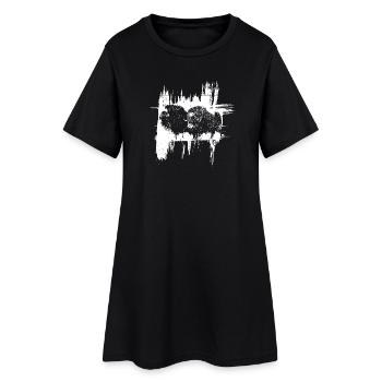 Les Bisons - Women’s T-Shirt Dress - black - Front