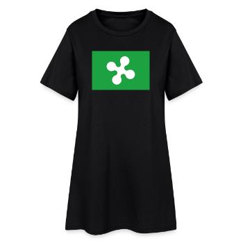 Lombardie Italie - Robe T-shirt Femme - noir - Devant
