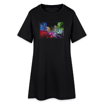 TOKYO - Robe T-shirt Femme - noir - Devant