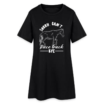 design de cheval - Robe T-shirt Femme - noir - Devant