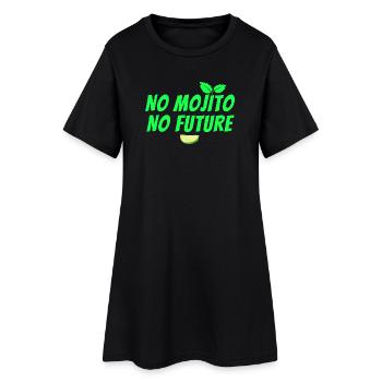 mojito, cocktail, fan de mojito, rhum - Robe T-shirt Femme - noir - Devant