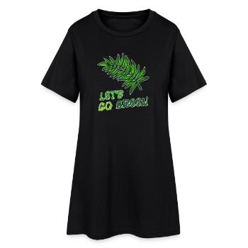 Environnementalistes Terre Mère Nature Déclaration Environnement - Robe T-shirt Femme - noir - Devant