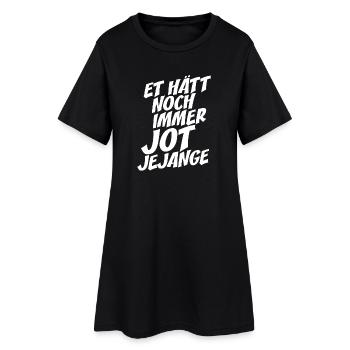 Et Hätt Noch Immer Jot Jejange Kölsch Köln Kölner - Frauen T-Shirt-Kleid - Schwarz - Vorne
