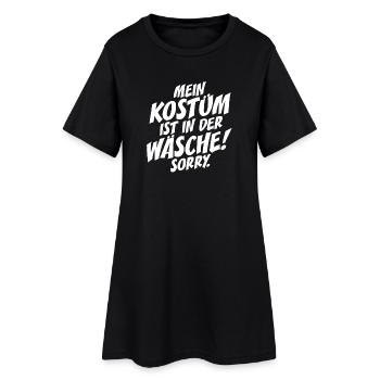 Kostüm Ist In Der Wäsche Köln Karneval Verkleidung - Frauen T-Shirt-Kleid - Schwarz - Vorne