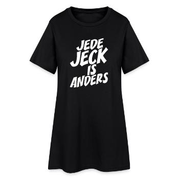 Kölsch Jede Jeck Is Anders Kölner Grundgesetz Köln - Frauen T-Shirt-Kleid - Schwarz - Vorne