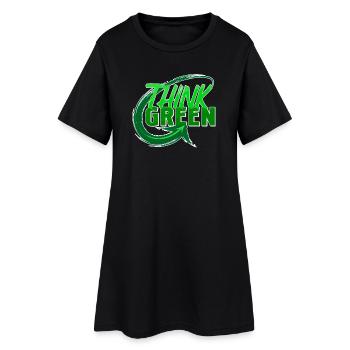 Environnement Déclaration de l’environnementaliste Terre Mère Nature - Robe T-shirt Femme - noir - Devant