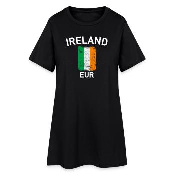 Ireland flag - Women’s T-Shirt Dress - black - Front
